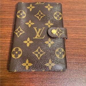 LOUIS VUITTON Monogram Small Ring Agenda PM